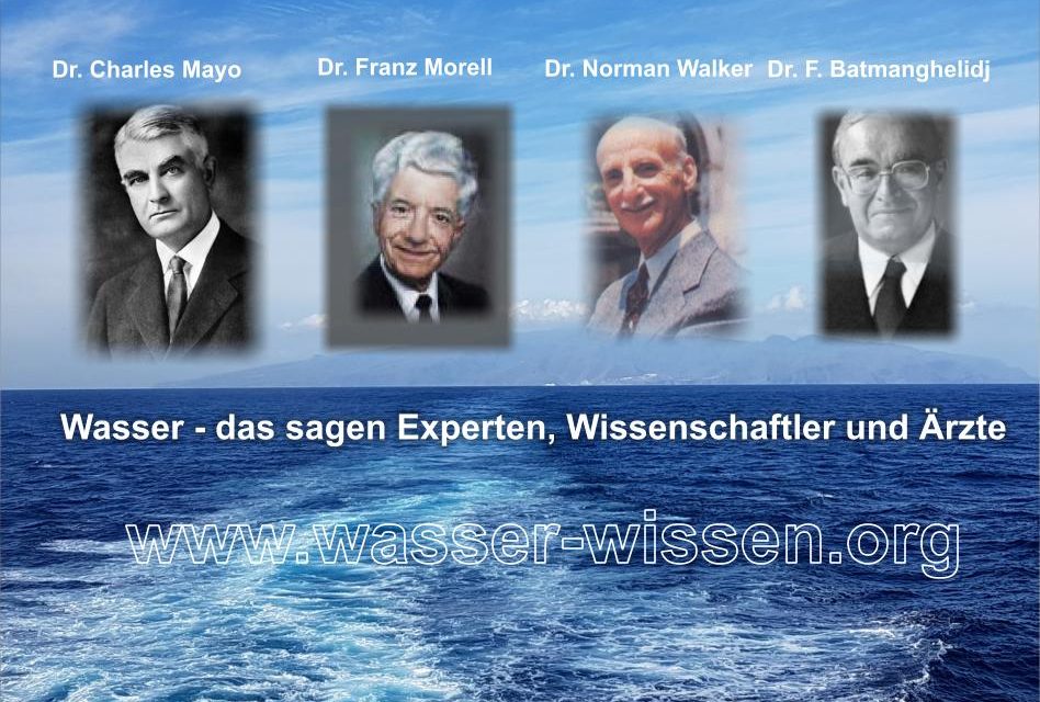 Ärzte und Wissenschaftler warnen vor schlechtem Wasser (Teil 1)