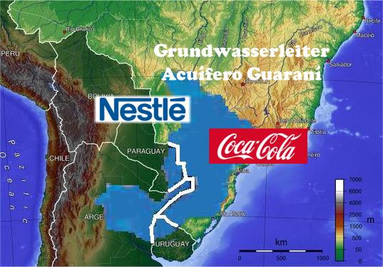 Grundwasserleiter Acuífero Guaraní