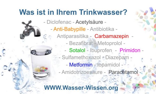 Stadtwerke warnen: Medikamente im Trinkwasser!